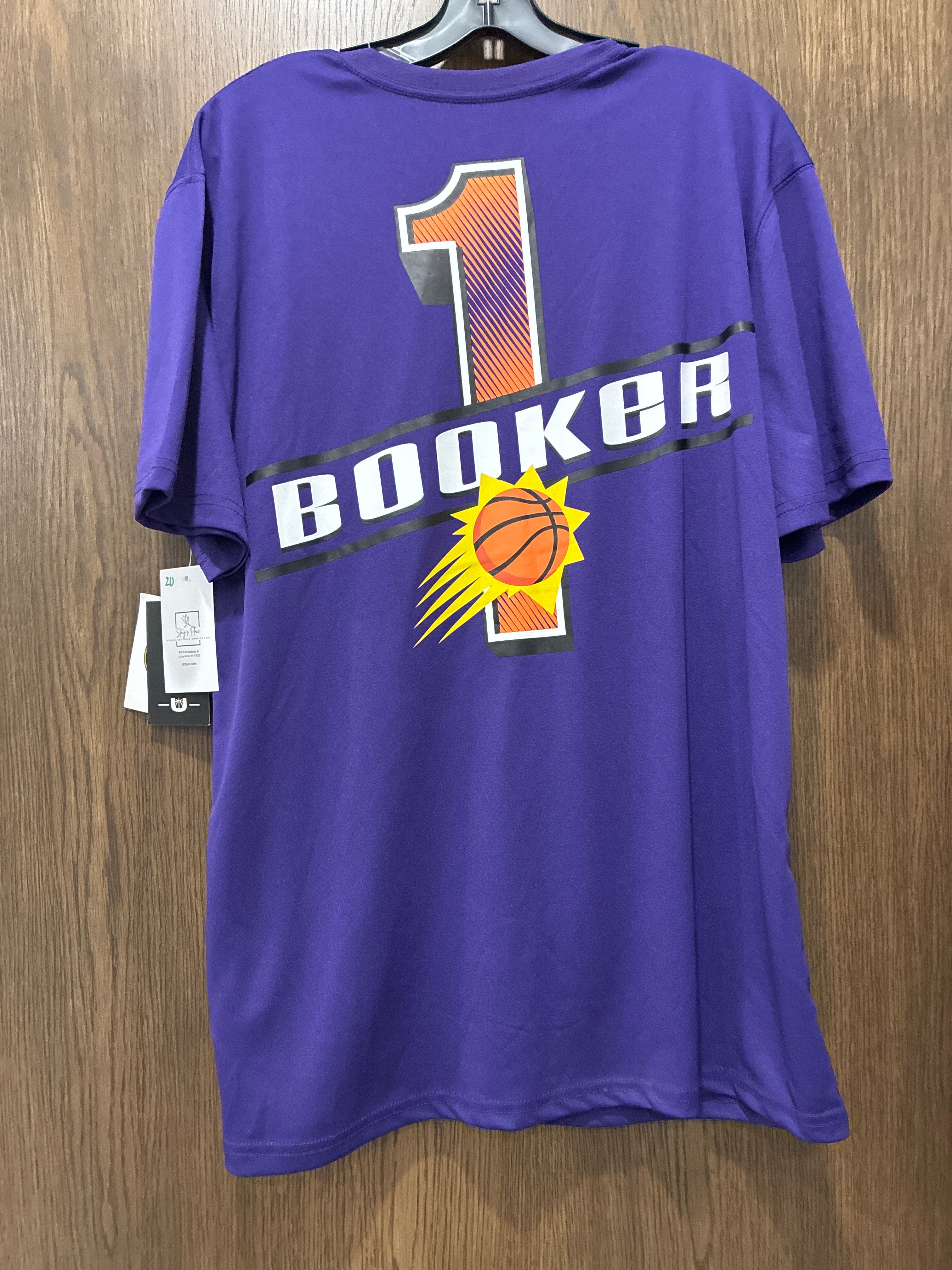 Men’s NBA Phoenix Suns Devin Booker #1 short sleeve NWT size Large
