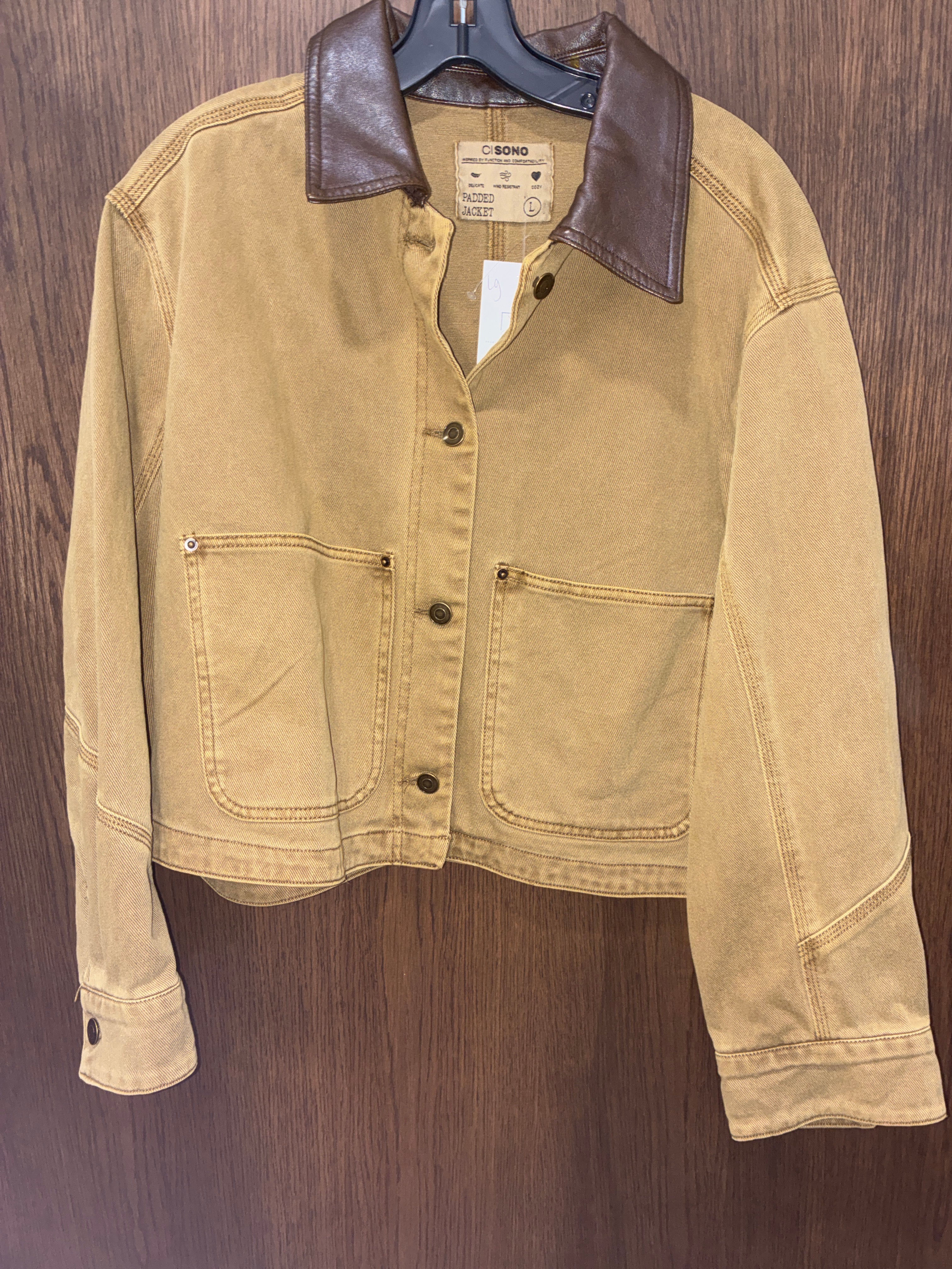 Women’s Cisono Cropped Padded Jacket Size Large