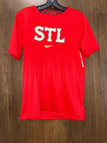 The Nike Tee Boys MLB STL Short Sleeve Shirt Size YL 12/14