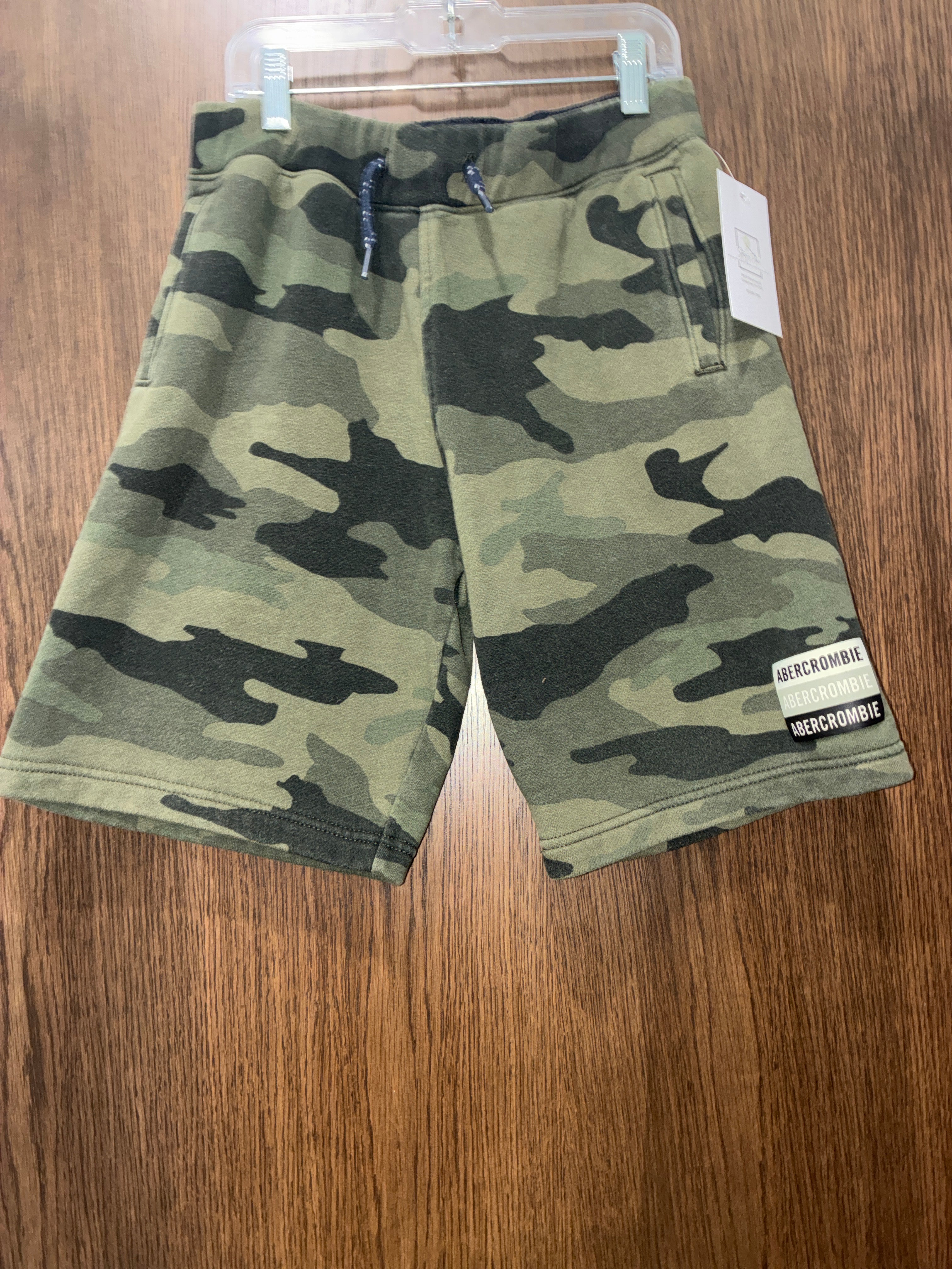Boys Abercrombie Cloth Camo Shorts Size Youth Large 13/14