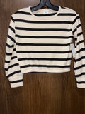 Girls Abercrombie Kids Striped Sweater Size 9/10