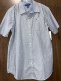 Boys Tommy Hilfiger Button Up Short Sleeve Shirt Size Youth XL