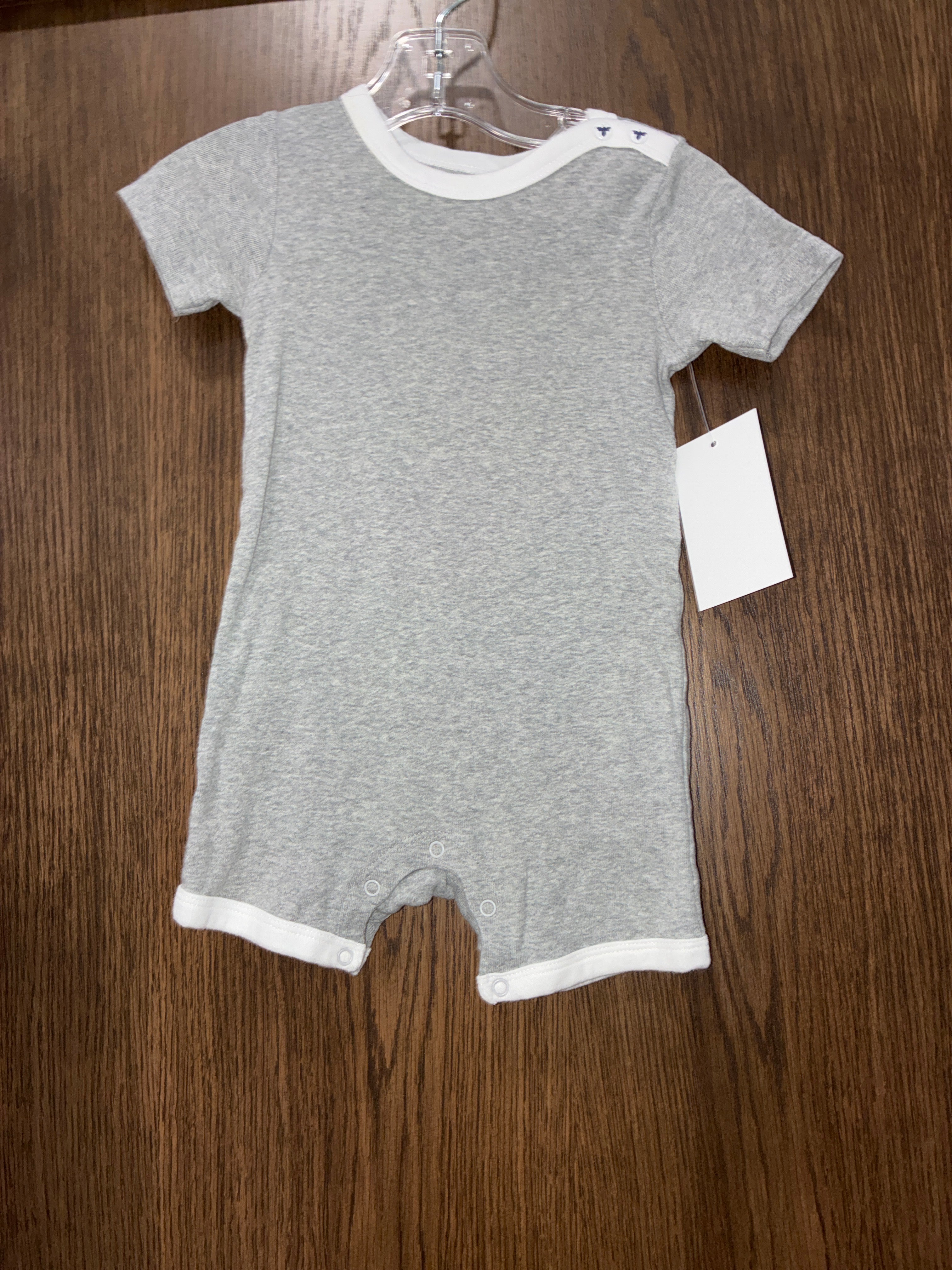 Boys Burts Bees Baby Romper Size 6-9 Months