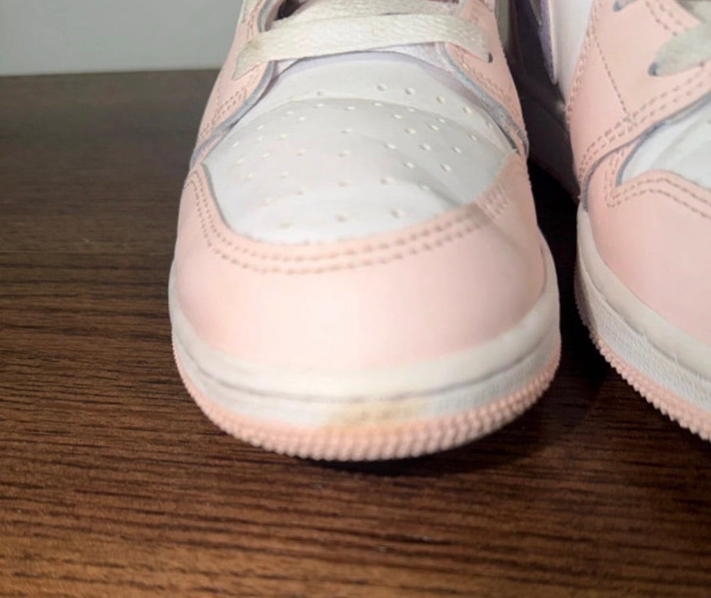 Air Jordan 1 Mid GS “Pink Wash” in Big Kids’ size 4Y