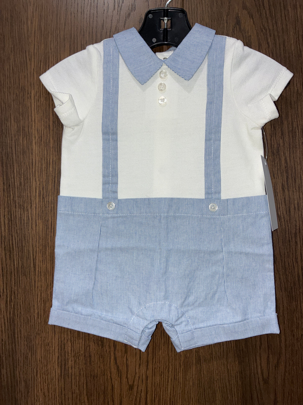Boys Vintage Smocked Boys Romper Size 3 Months