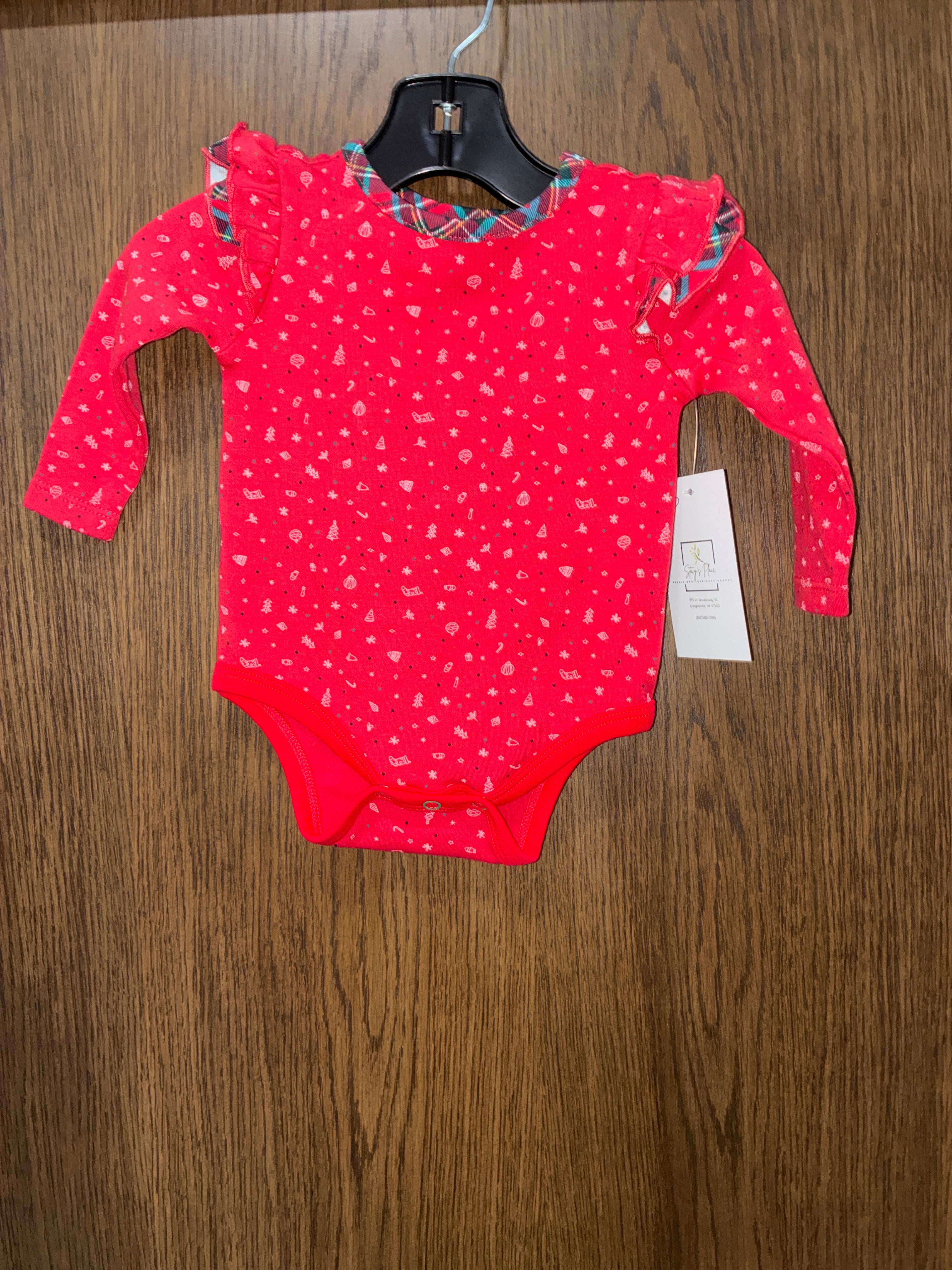 Matilda Jane Santa Baby Onesie Size 0-3 M