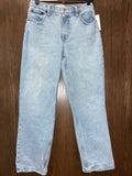Women’s Abercrombie & Fitch The 90’s Straight Ultra High Rise Jeans Size 8 XS Extra Short