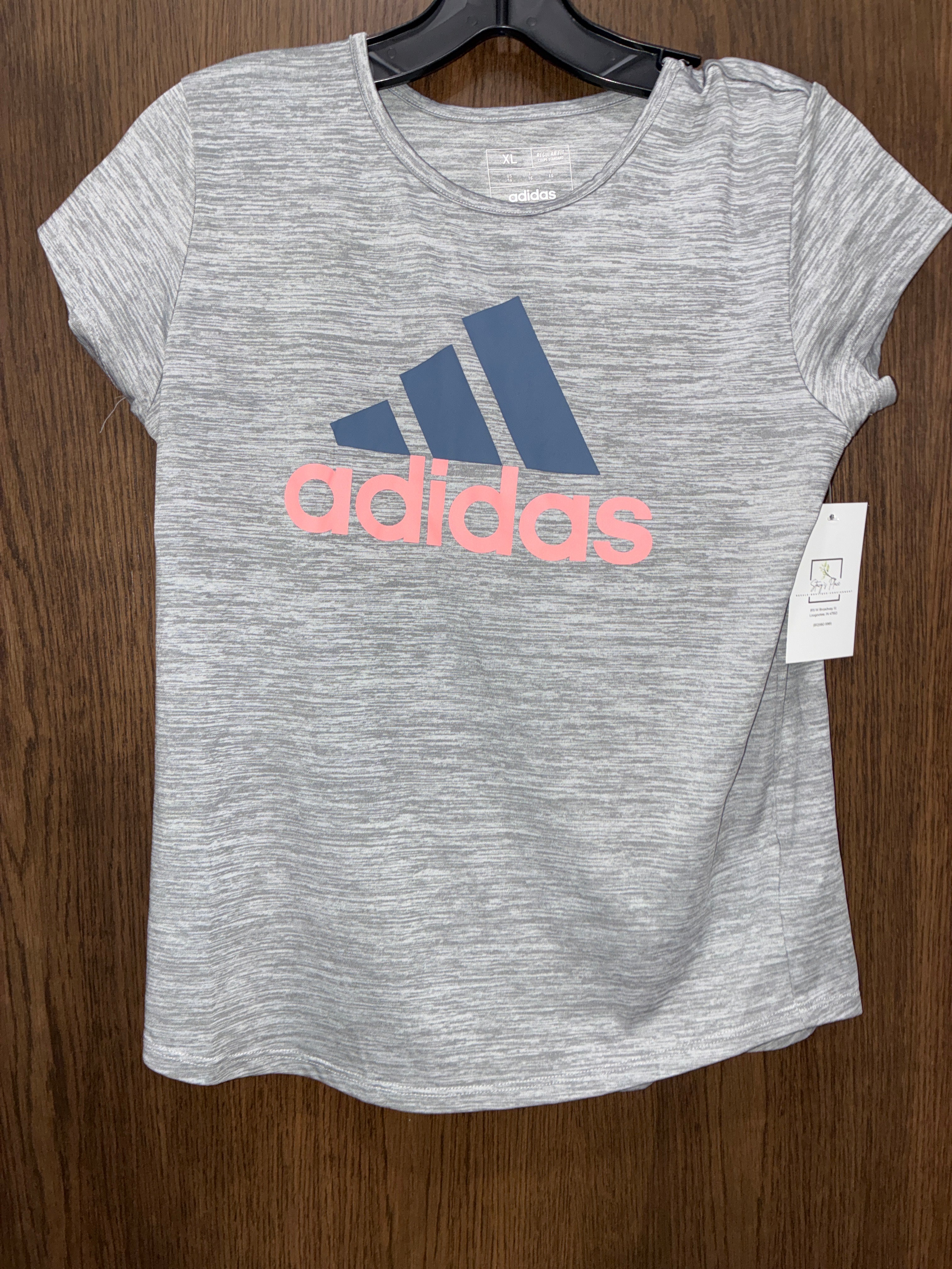 Girls Adidas Short Sleeve Shirt Size Youth XL