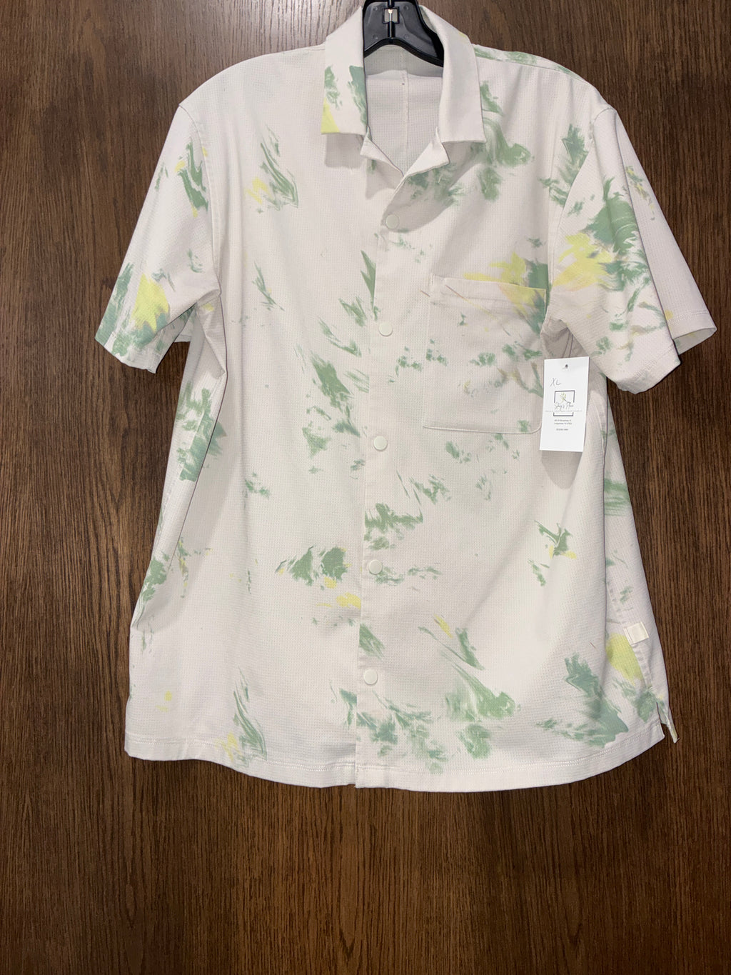 Lululemon Men's Airing Easy Camp Collar Shirt Size XL