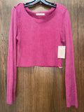 Women’s We the Free Long Sleeve Waffle Crop Top Size Medium