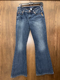 Women’s Silver Wide Leg Jeans Size 29/33