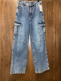 Women’s Divided Baggy Cargo Jeans Size 4