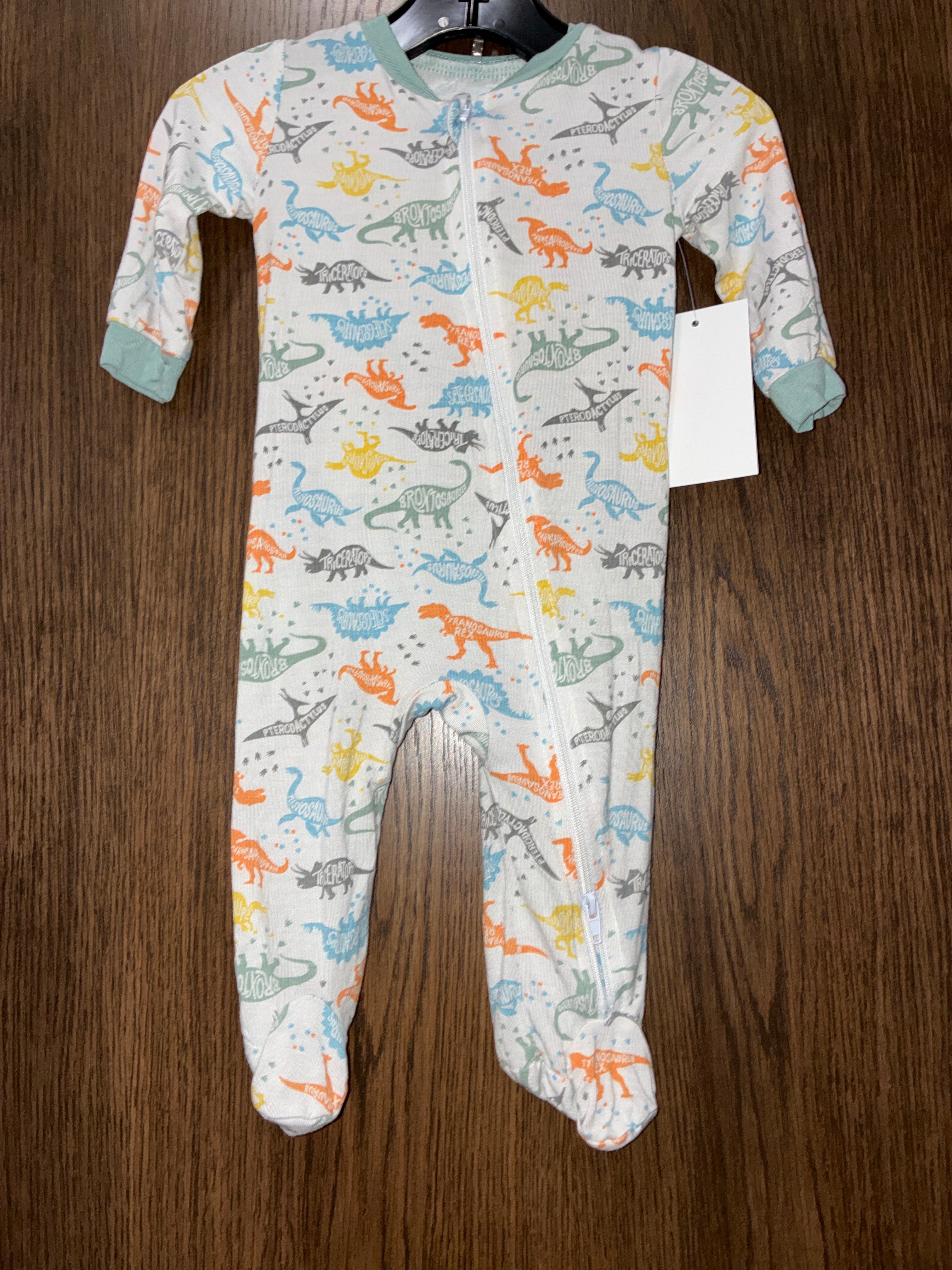 Milkberry  Bamboo Dinosaur Sleeper Size 0-3 Months