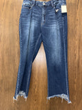 Women’s Flying Monkey Frayed Bottom Wide Leg Jeans Size 22W