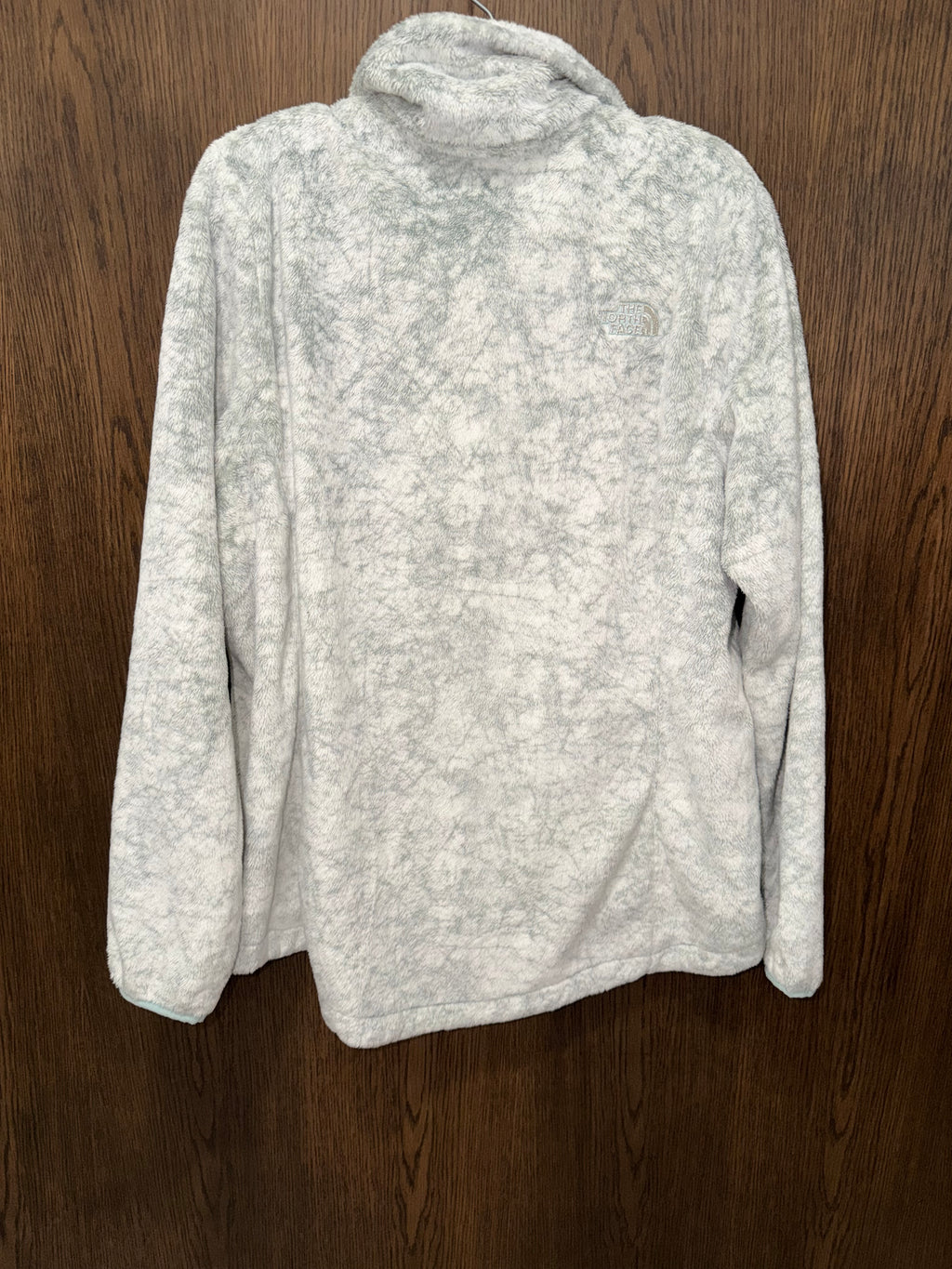 The North Face Women’s Marbled Zip up Fuzzy Fleece Jacket Size XL EUC