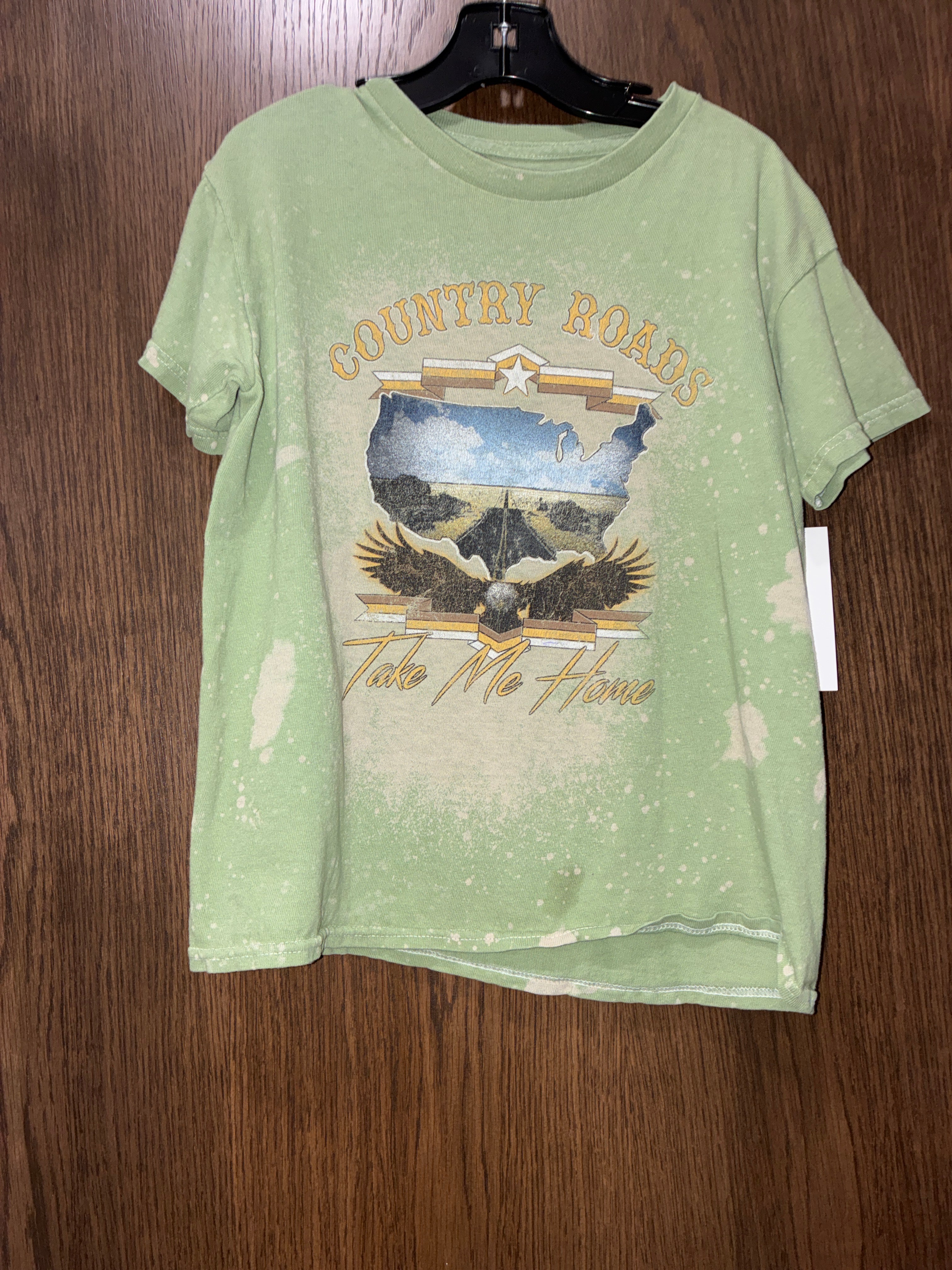 Country Roads Short Sleeve Shirt Size Youth Small