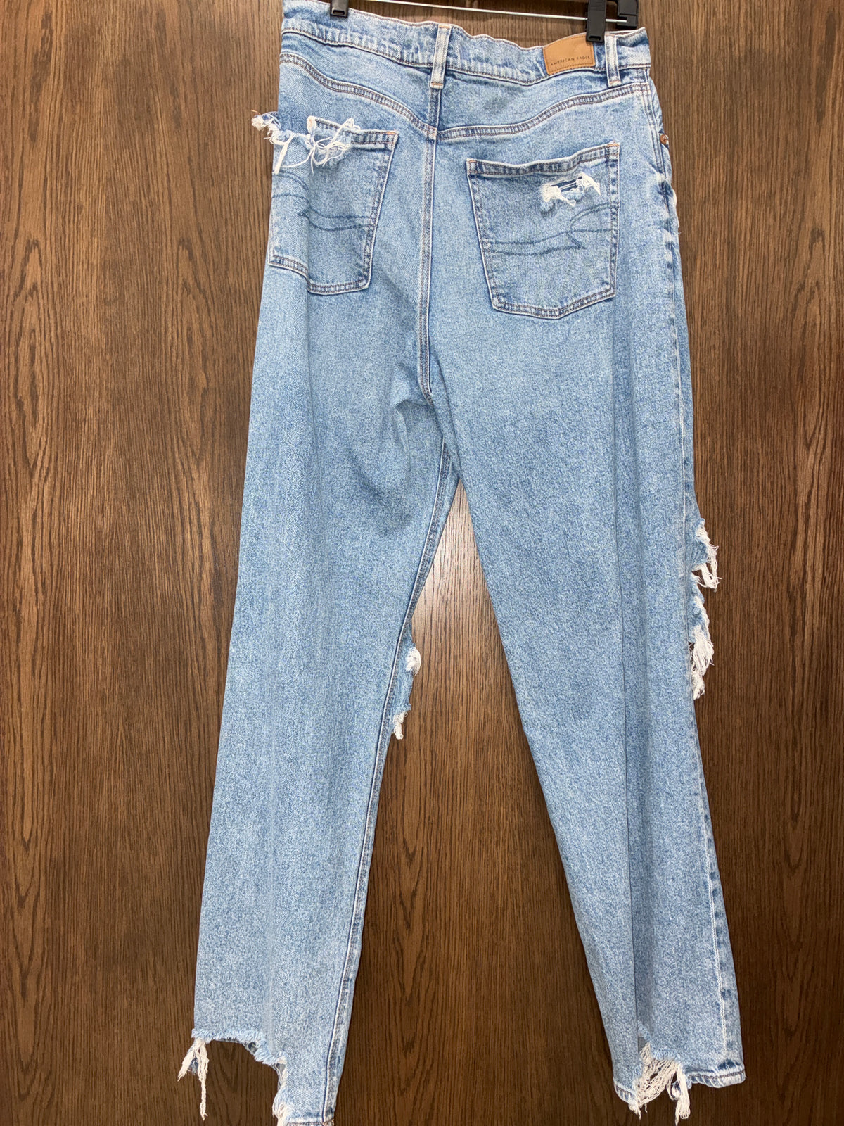 Women’s American Eagle Highest Rise Baggy Straight Jeans Size 12R