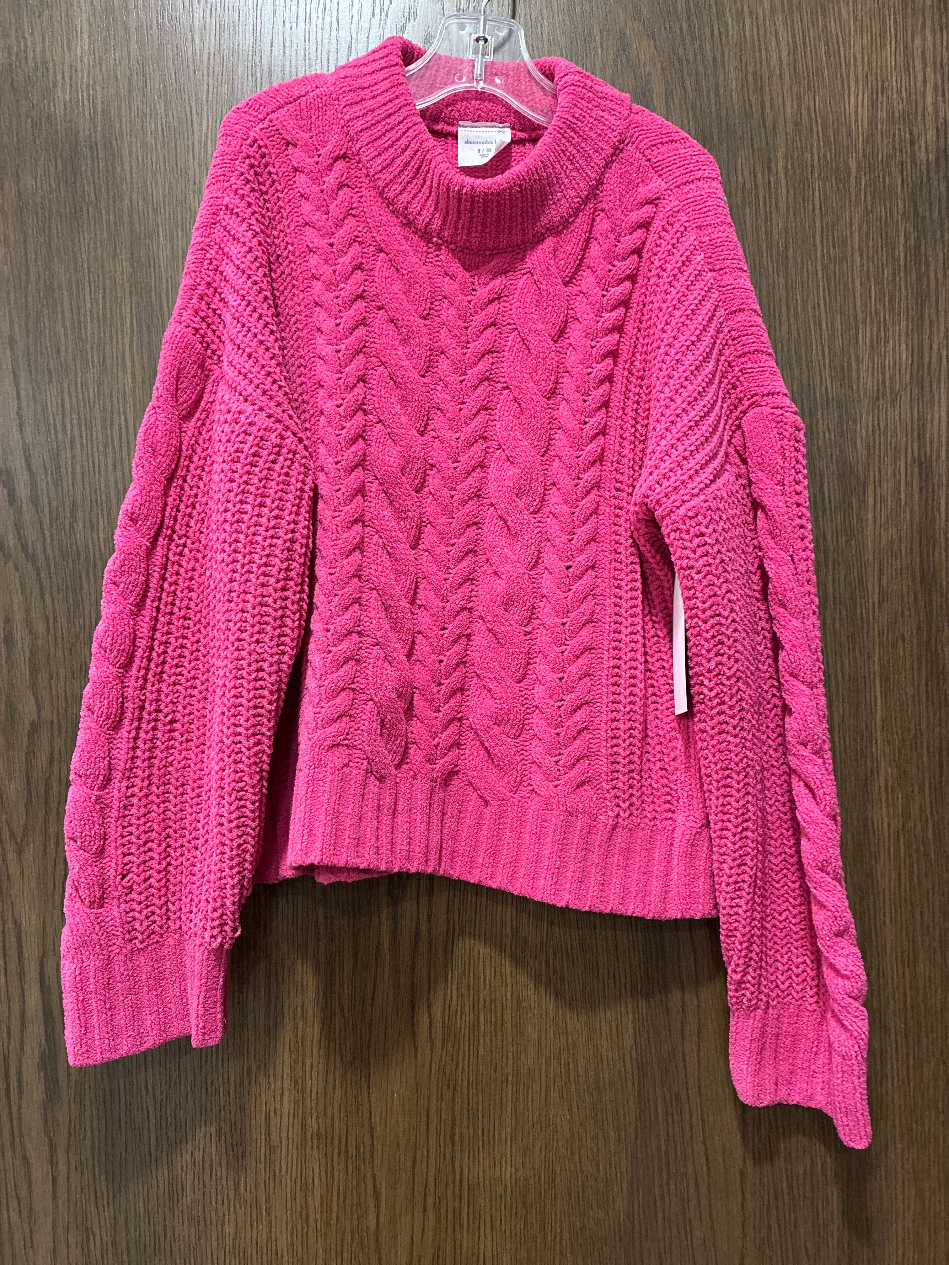 Abercrombie Girls Kids Cable Knit Sweater Size Youth Medium 9/10