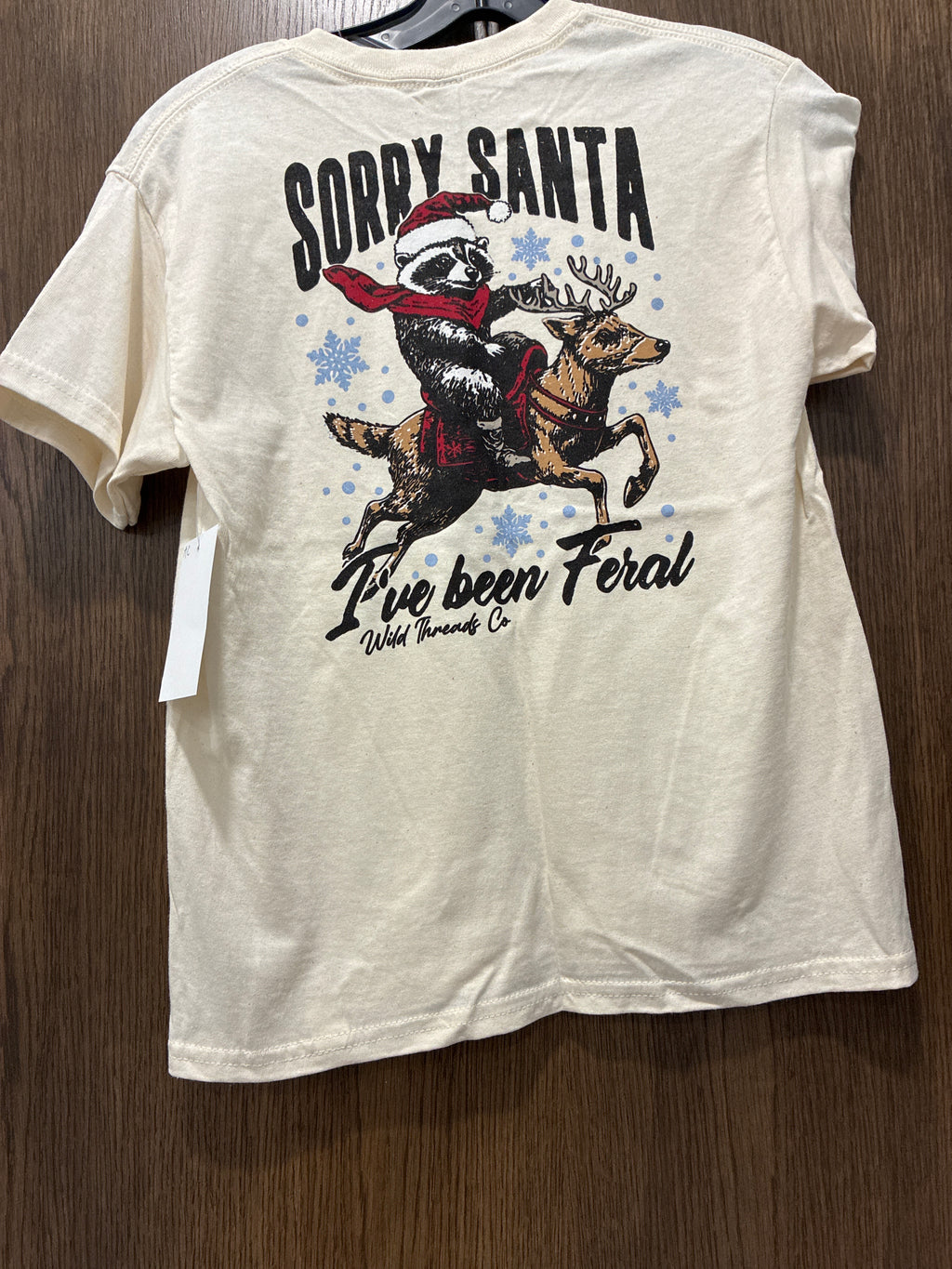 Boys Wild Threads Sorry Santa Shirt Size Youth Medium