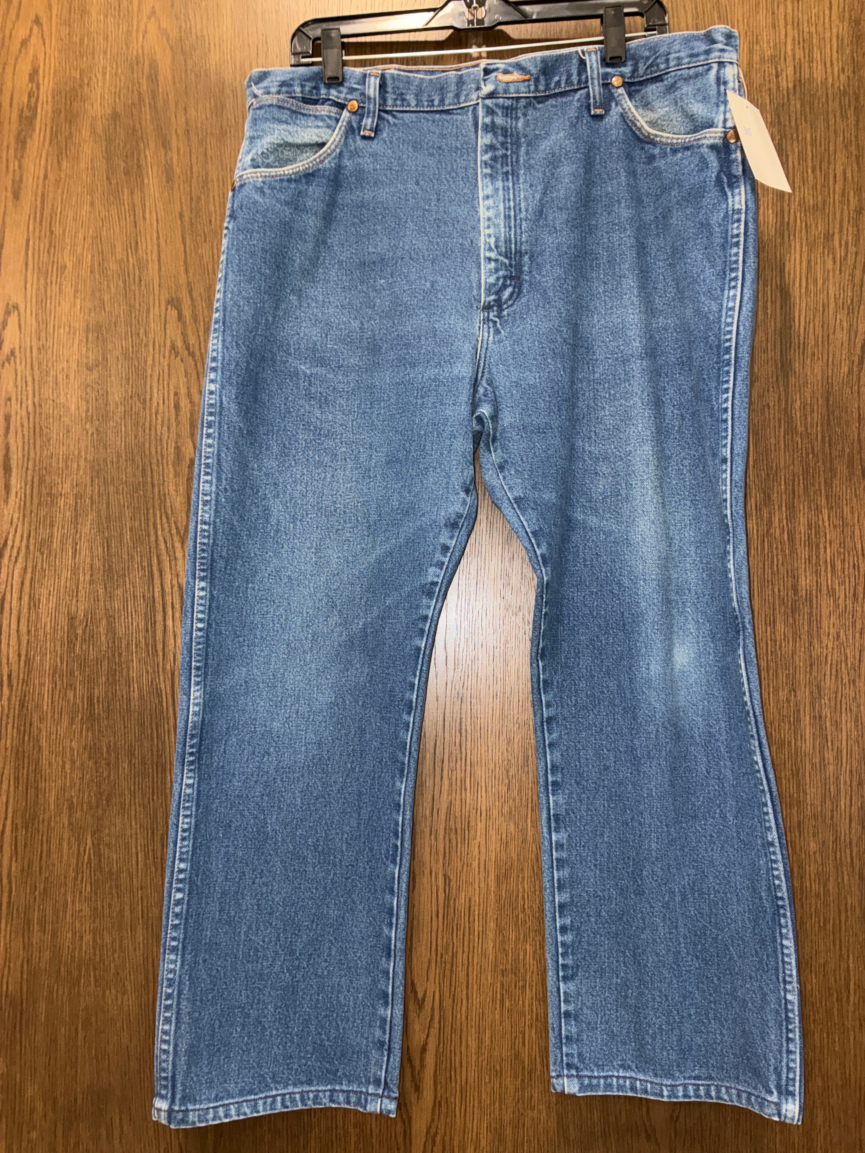 Mens Wrangler Boot Cut Jeans Size 38x32