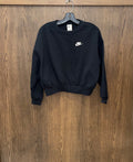 Nike Girls Club Fleece Boxy Crewneck Sweatshirt Size Youth Large 12/14 NWOT