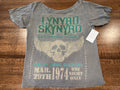 Buckle Lenard Skynard Distressed Off Shoulder T-Shirt Medium