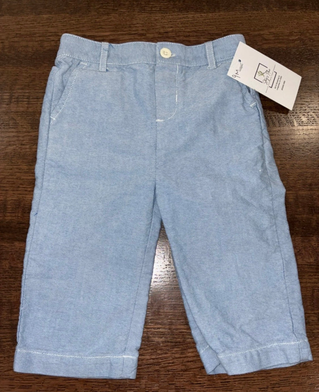 Ralph Lauren Polo Prepster Chambray Pants 9 Months
