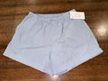 Abercrombie Girls Blue Striped Shorts YXL 13/14 NWOT
