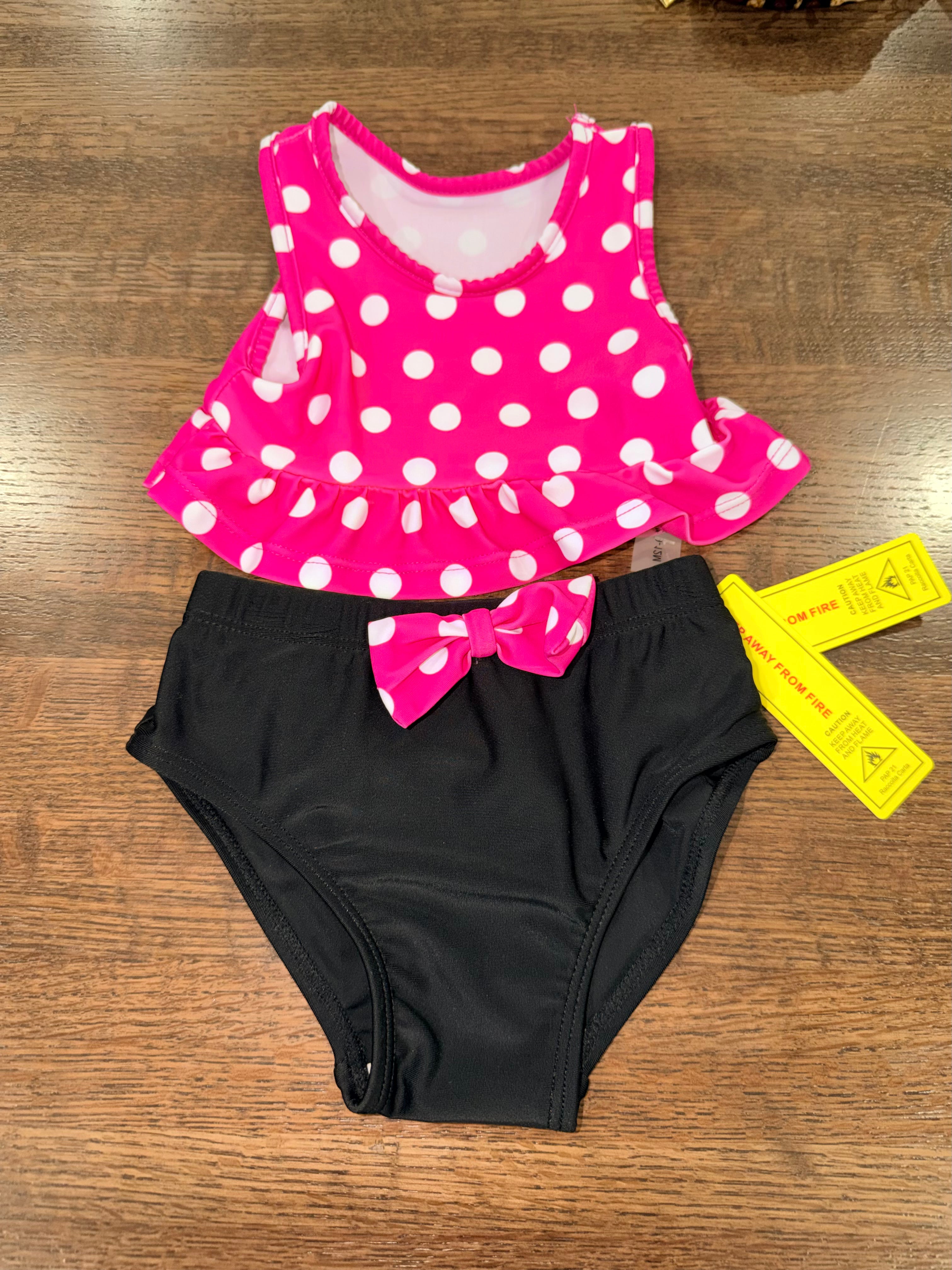 Minnie 2pc Bikini Bathing Suit Size 18 Months New