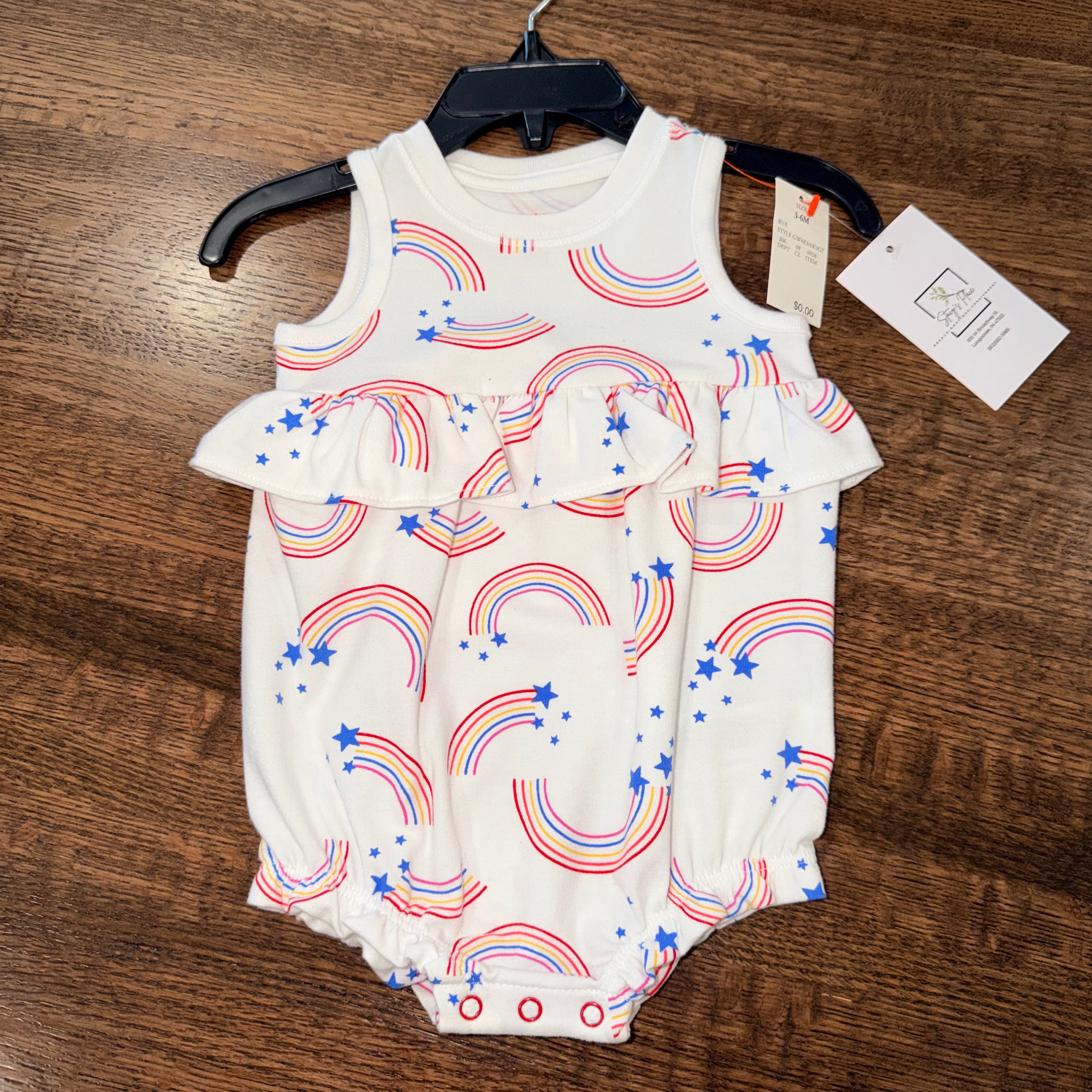 Cat & Jack Girls Bubble Romper 3-6 Months NWT