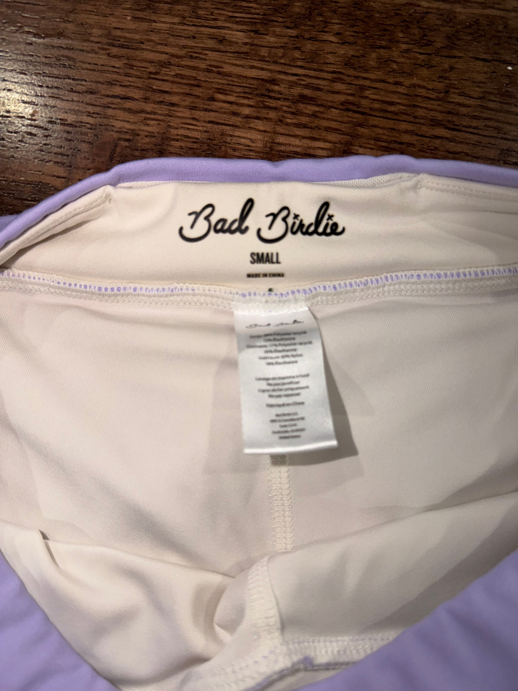 Bad Birdie Double Down Skort 1.0 Lilac Purple Pleated Golf Tennis Skirt Size Small