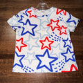 Pat Pat Boys Patriotic Star Shirt 3/4 NWT