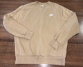 Nike Club
Men's Fleece Parachute Beige/White Crew Size Medium
