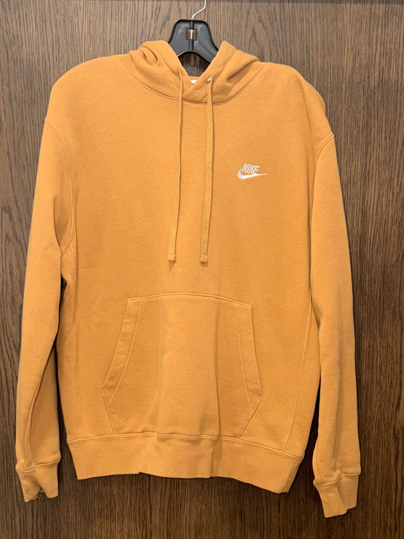 Nike Women's Tan/Caramel Club Fleece Pullover Hoodie Size Medium Like New