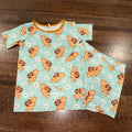 Pooh Honey Pot Bamboo Shortie Pajamas Size 3/4 3T 4 T