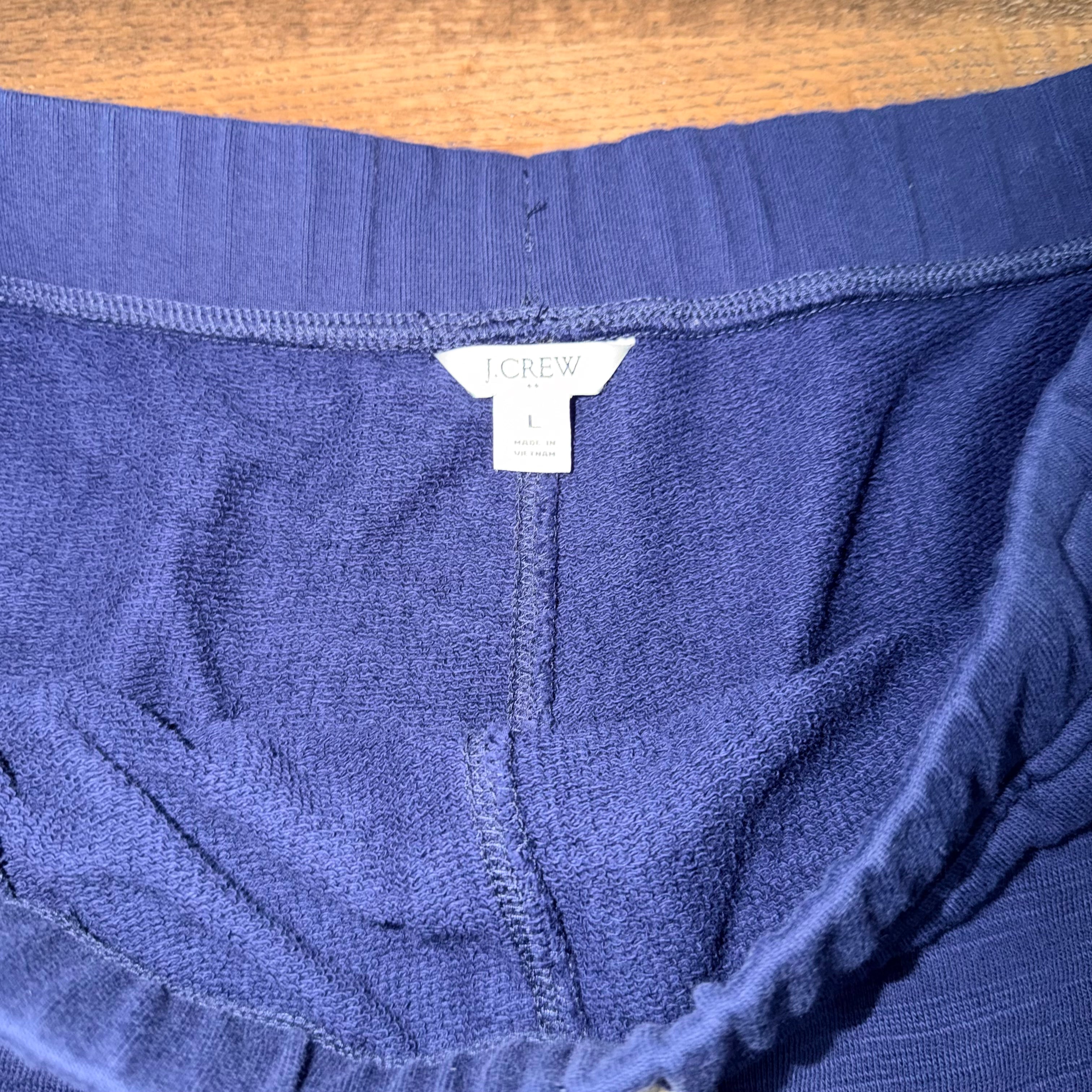 J.Crew Fleece Shorts NWOT Size Large