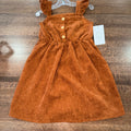 PatPat Girls Brown Corduroy Dress Size 4