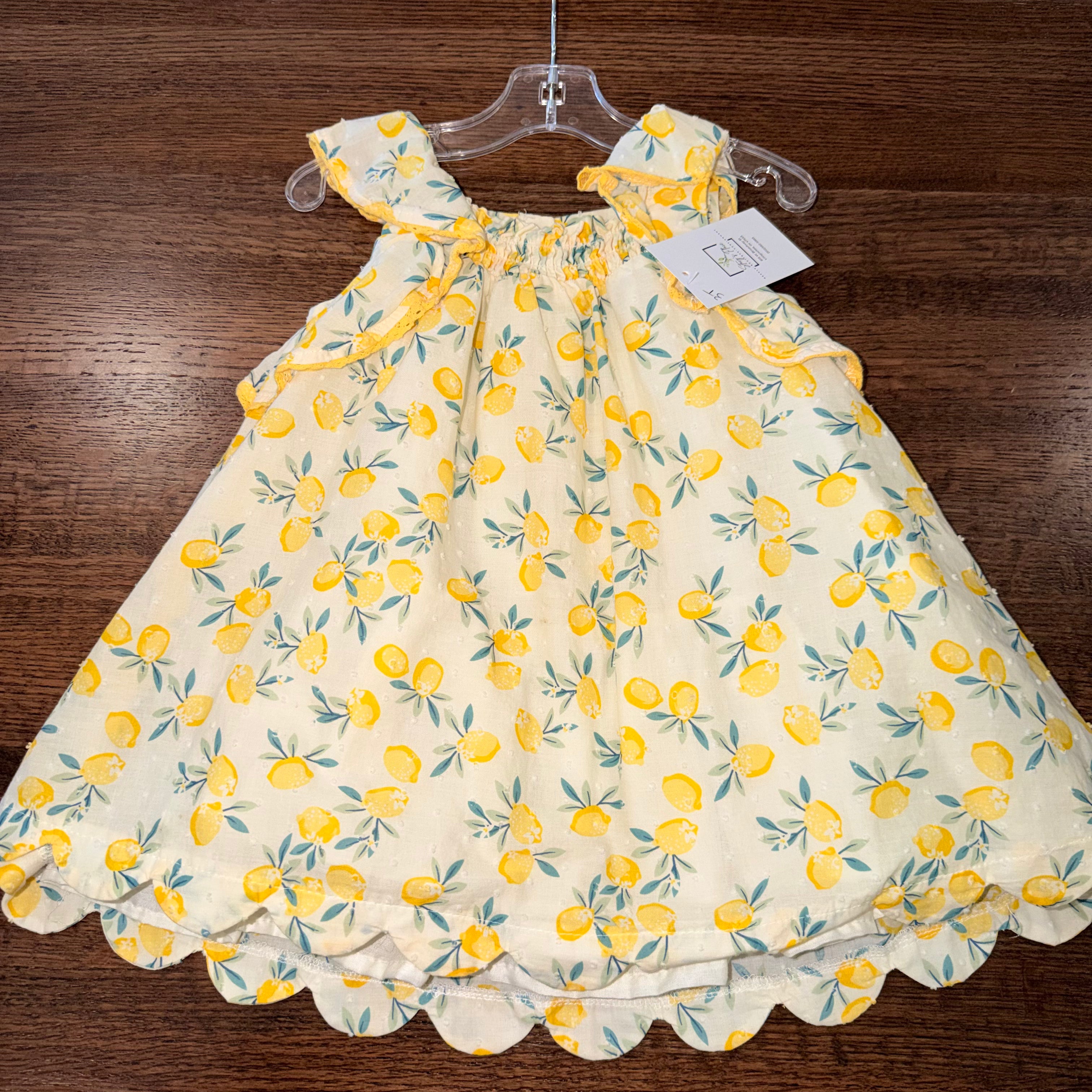 Rachel Zoe Girls Lemon Dress Size 3T