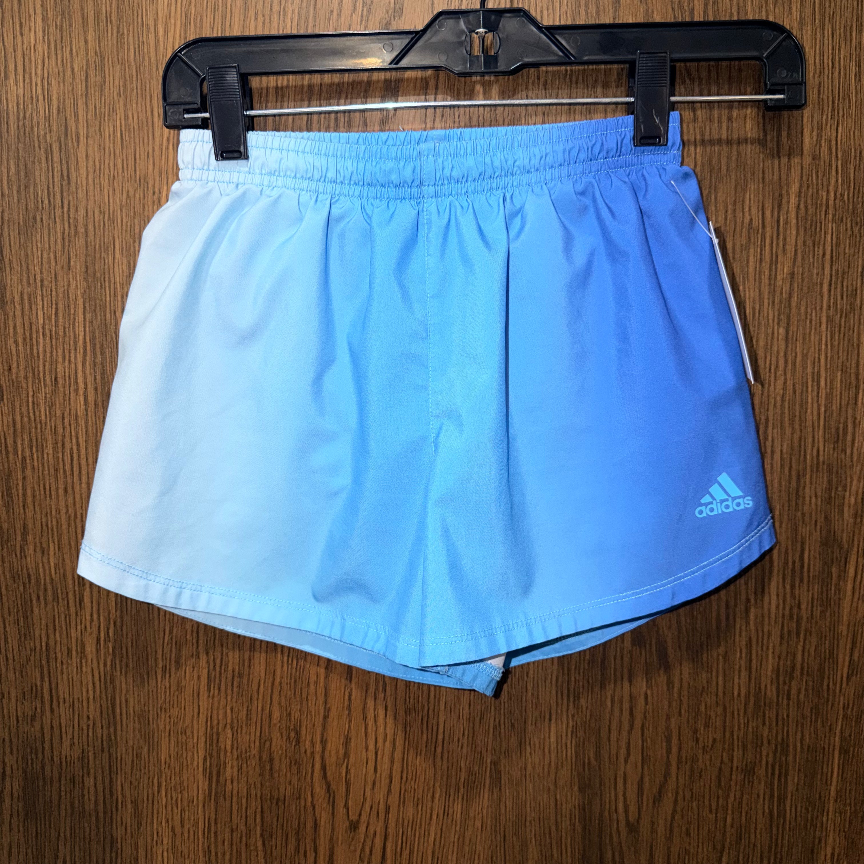 Adidas Girls Lined Running Shorts YM 10/12 Youth Medium