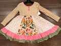 Cheeky Plum "Harvest Stitch" Elara Knit Dress Size 4T EUC
