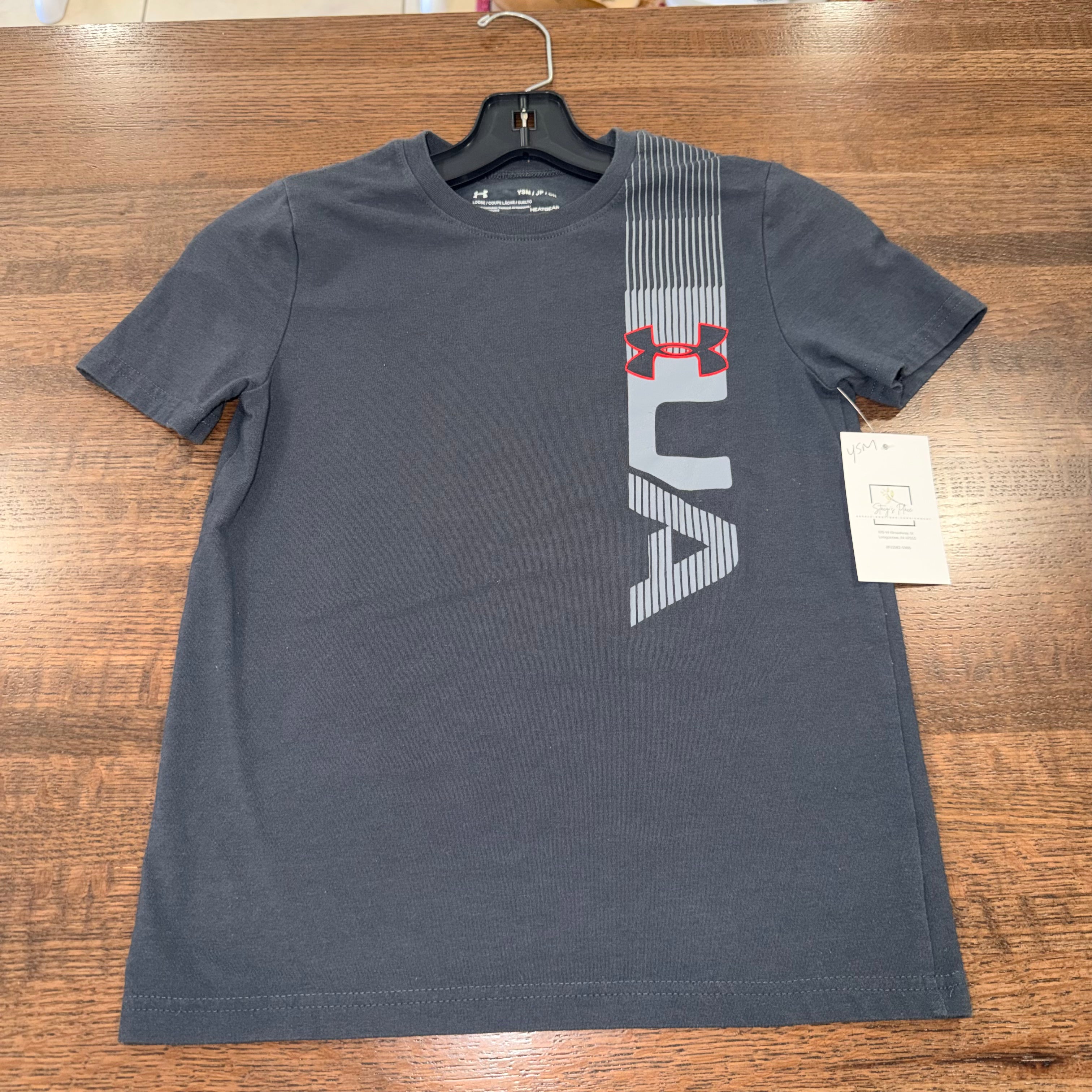 Under Armour Boys Big Logo T-Shirt YSM 7/8