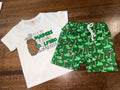Pack My Diapers I’m going Golfing with Daddy T-Shirt & Shorts Size 2/3 2T 3T