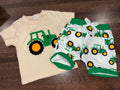 Tractor Graphic T-Shirt & Tractor Jogger Shorts NWT Size 6-12 Months
