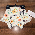 Girls Floral Horse Bummies Size 6-12 Months