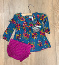 Matilda Jane “ Moments with You” Dress & Diaper Cover 3-6 Months NWT