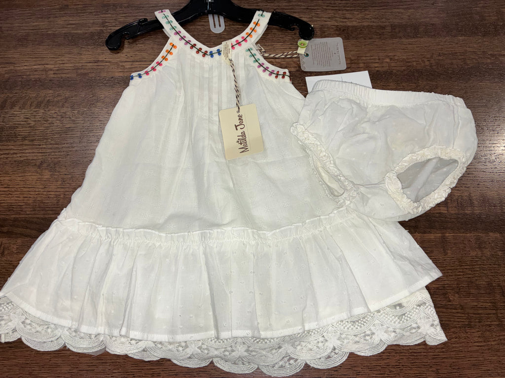 Matilda Jane Brilliant Daydream  "Dreamy Day" Dress & Bloomers Size 6-12 Months NWT