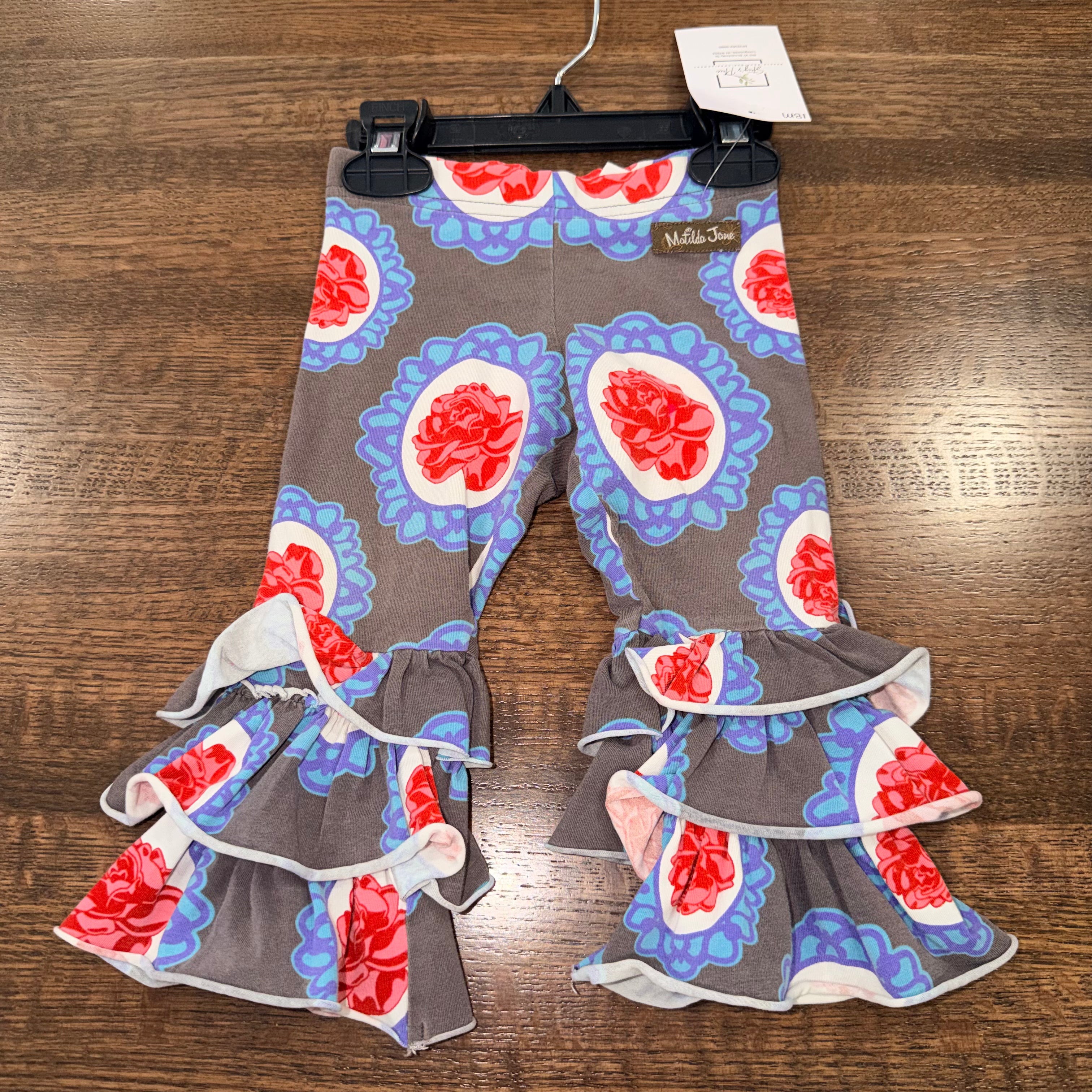 Matilda Jane paint Moon Mist Picasso Bennys Leggings size 18 Months