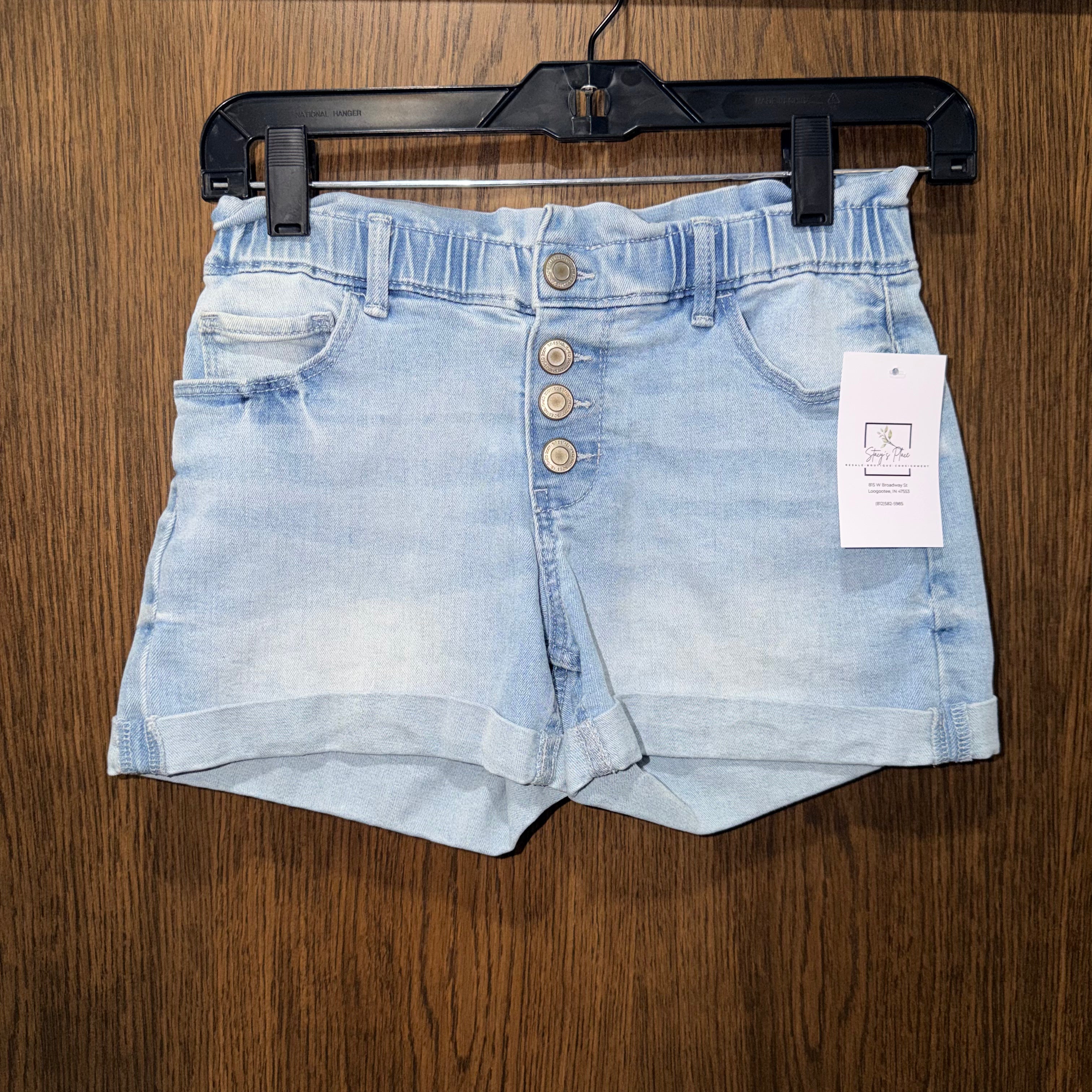 SO Girls Mom Denim Shorts Size 10