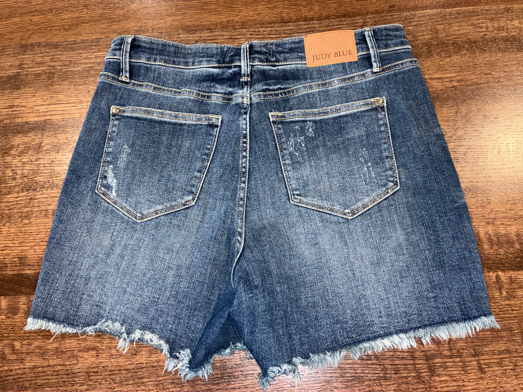 Judy Blue Women's Frayed Hem Shorts Size XL New Condition