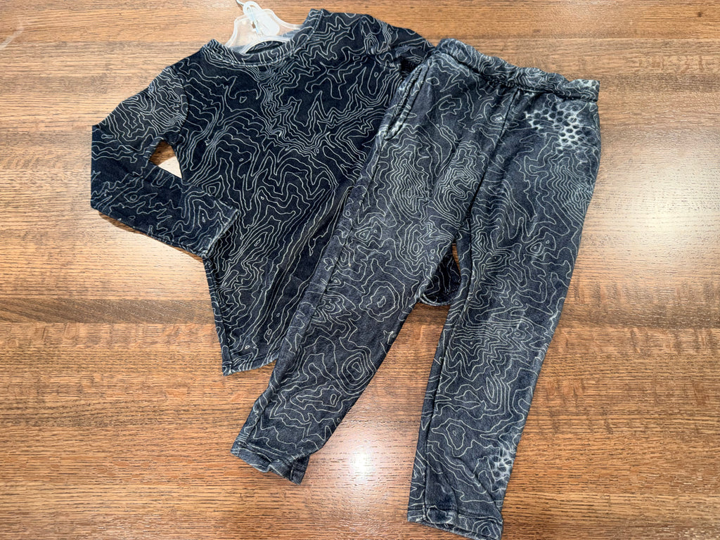 Little Bipsy x Baby Breeze Ski Resort Collection Fleece Jogger Set Size 4T